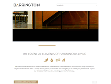 Tablet Screenshot of barringtonhomes.com.au
